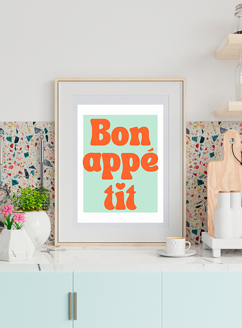 M Forioso Assorted Bon Appétit art print 11" x 14"