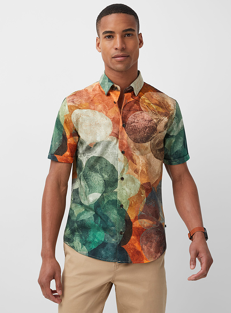 Vagrant aircraft ball Abstract circle shirt | Matinique | Shop Men's Patterned Shirts Online |  Simons