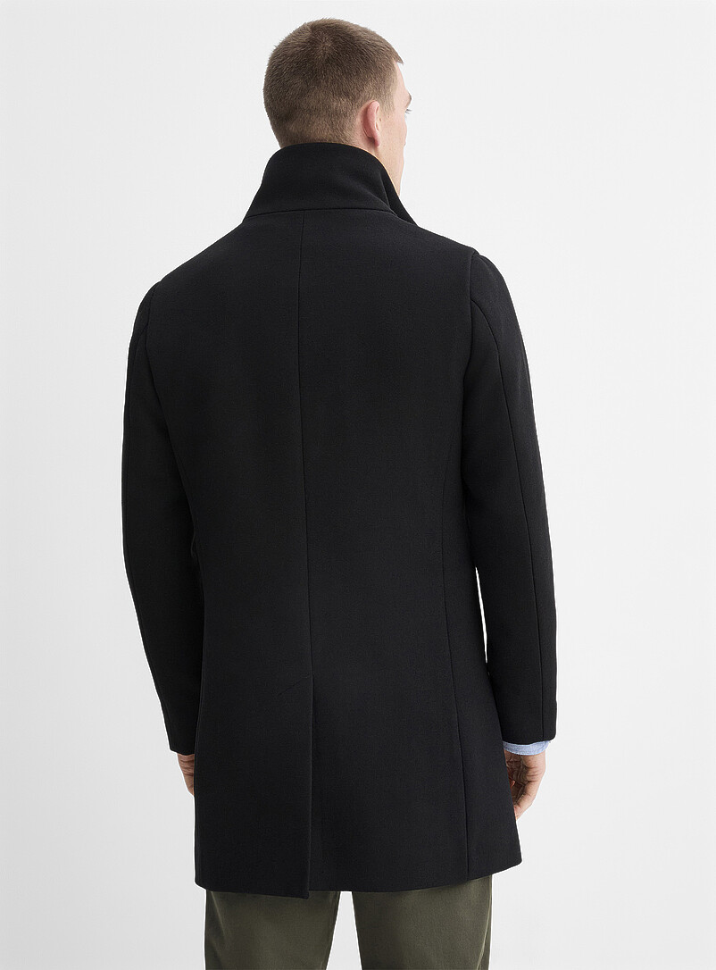 Harvey stand-collar coat | Matinique | Shop Men's Overcoats Online