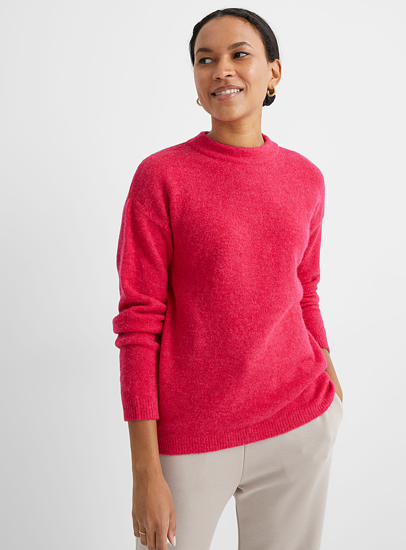 InWear: Le pull ample rose hibiscus Papina Rose pour femme