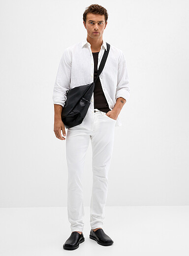 Le pantalon extensible 5 poches <b>Coupe &eacute;troite</b>