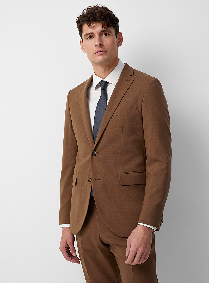 Matinique Fawn Washable taupe jacket for men
