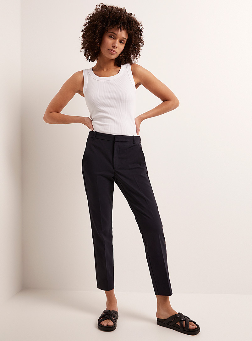 InWear Navy/Midnight Blue Navy Zella structured tapered pant for women