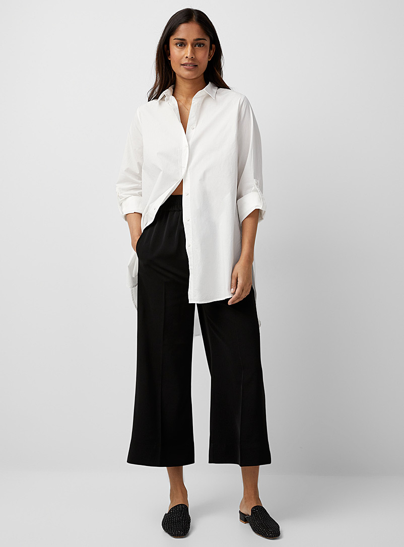 InWear White Haruka oversized poplin shirt for women