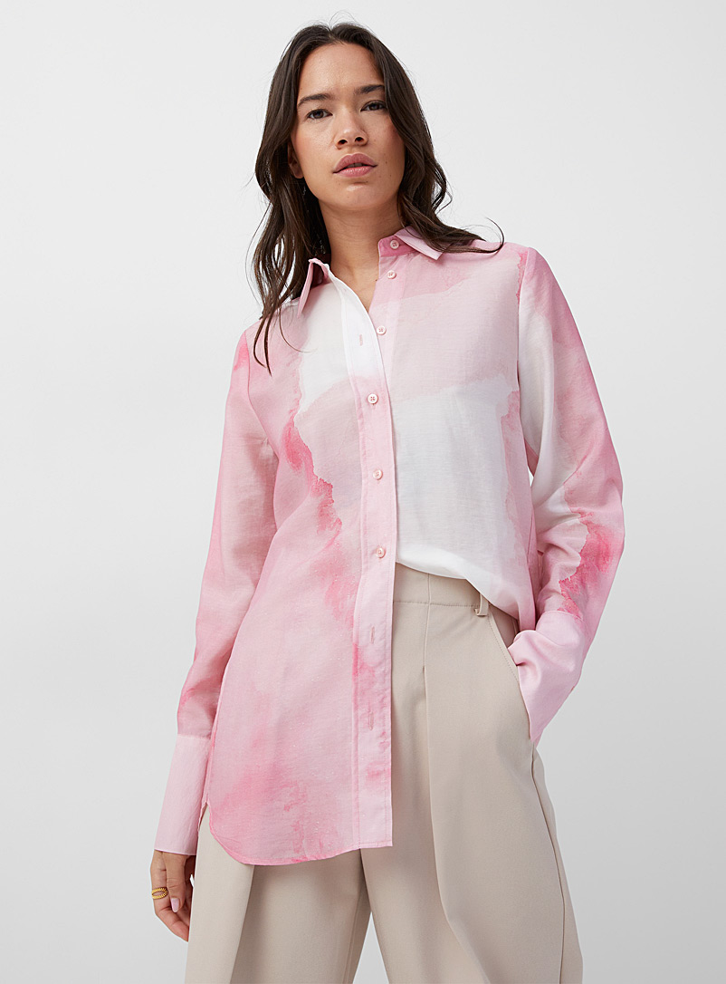 InWear: La chemise fusion rose x Anne Nowak Rose pour femme
