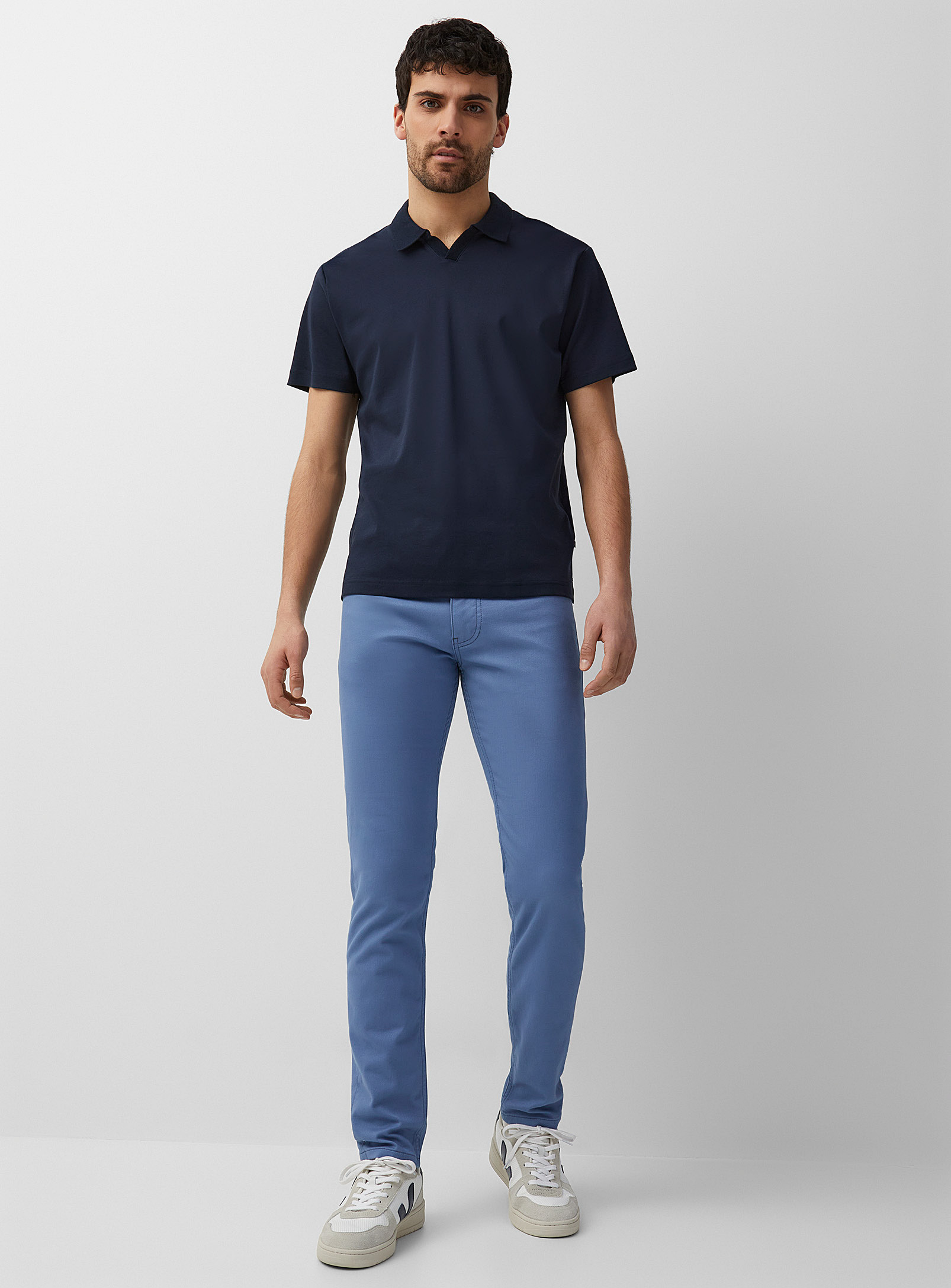 Matinique Five-pocket Stretch Pant Straight Fit In Blue