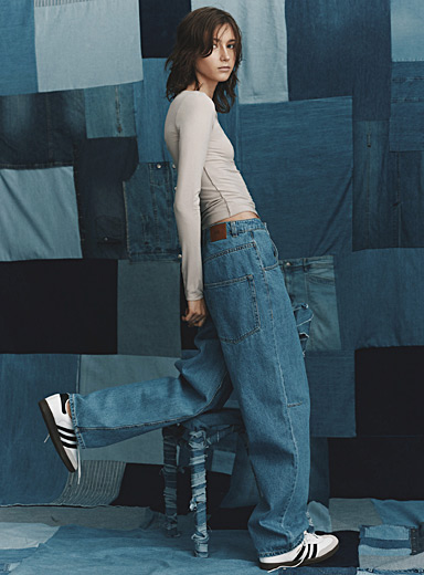 Frayed hem high-rise skinny jean, Twik, Women's Skinny Jeans Online