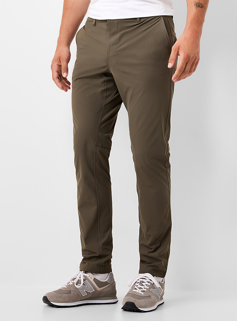 I.FIV5: Le pantalon fusel&eacute; extensible Brun pour homme