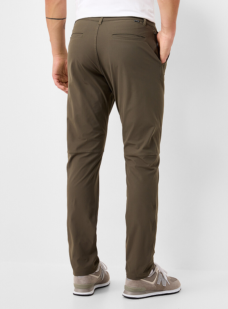 I.FIV5: Le pantalon fusel&eacute; extensible Brun pour homme