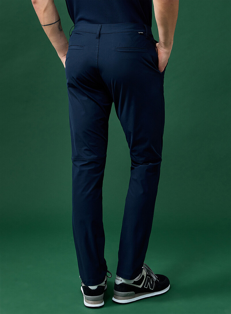 I.FIV5: Le pantalon fusel&eacute; extensible Brun pour homme