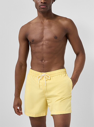 Simons Sunflower Yellow Solid-coloured swim short for men