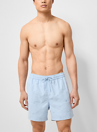 Le maillot short broderies de vacances