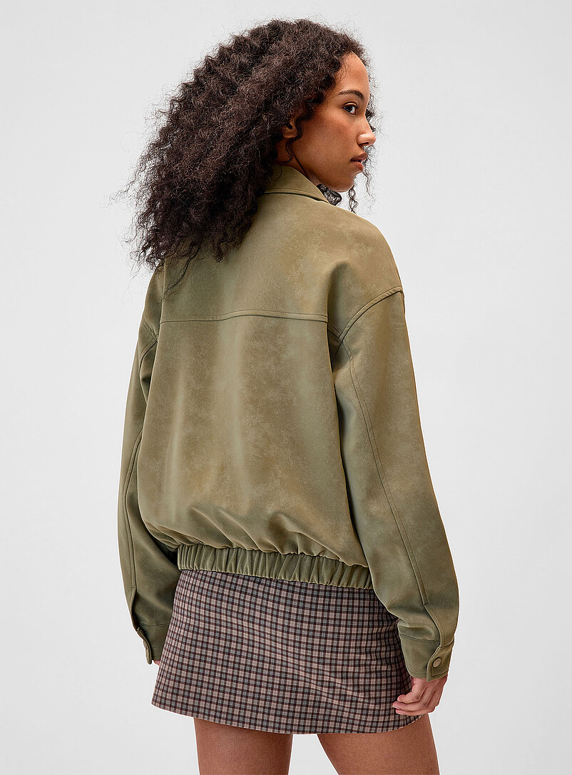 Twik: La veste ample fini su&eacute;d&eacute; Brun pour femme