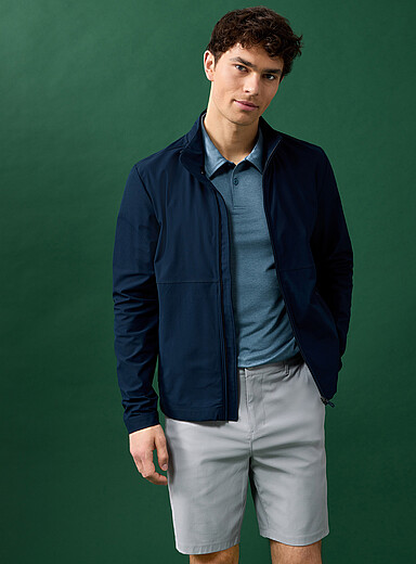 La veste de golf col montant extensible