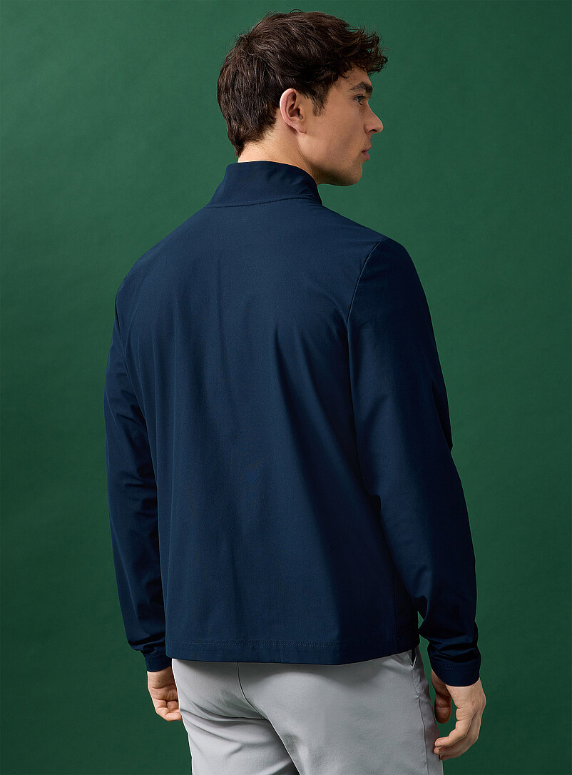 I.FIV5: La veste de golf col montant extensible Noir pour homme
