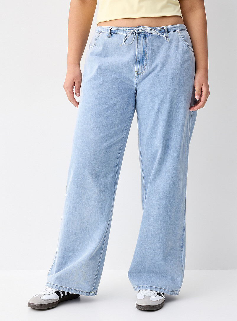 Drawcord-waist wide-leg jean | Twik | Regular Waist | Simons