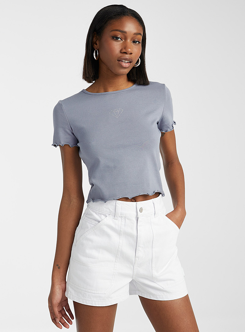 Organic cotton denim carpenter short 