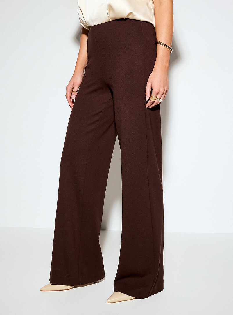 Ponte wide-leg pant product image 2