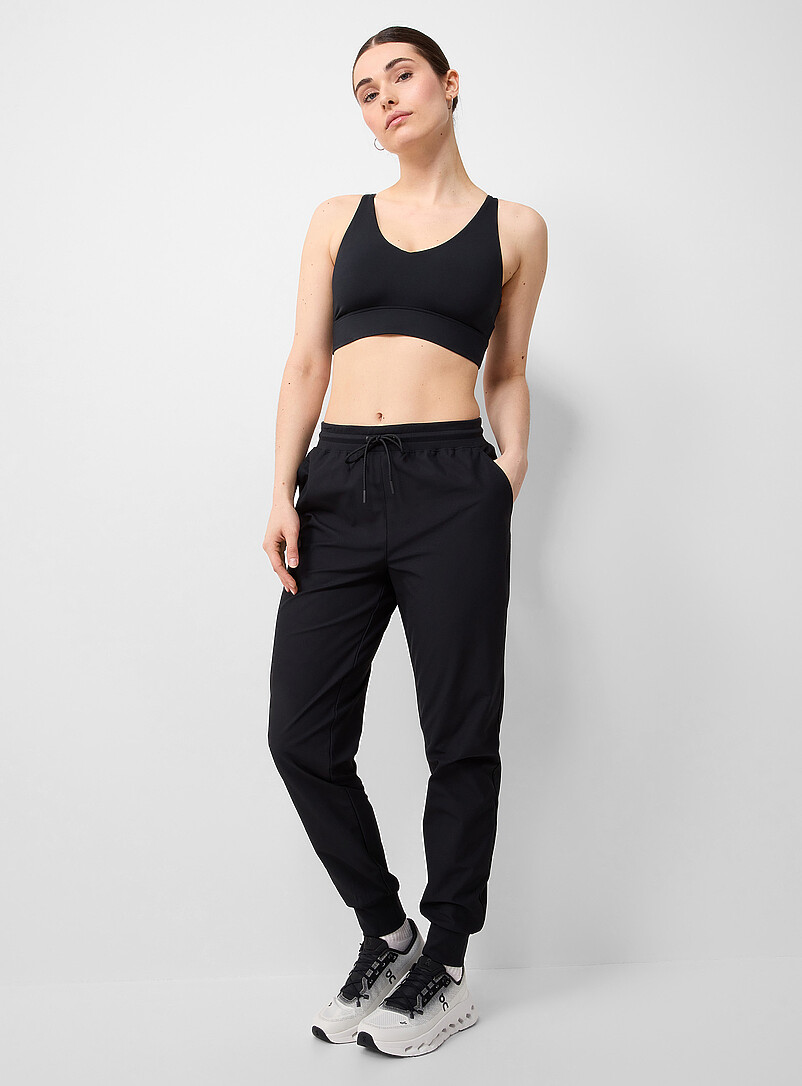Stretch canvas joggers product image (primary)