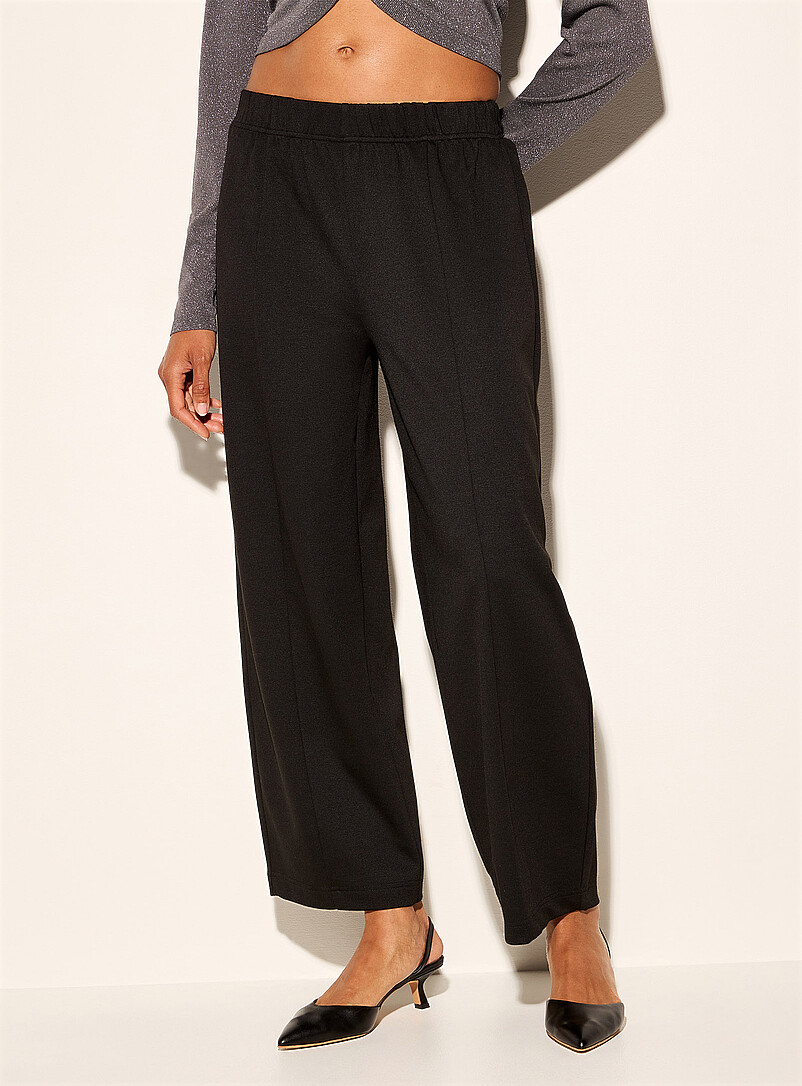 Lightweight barrel-leg elastic-waist pant product image 2