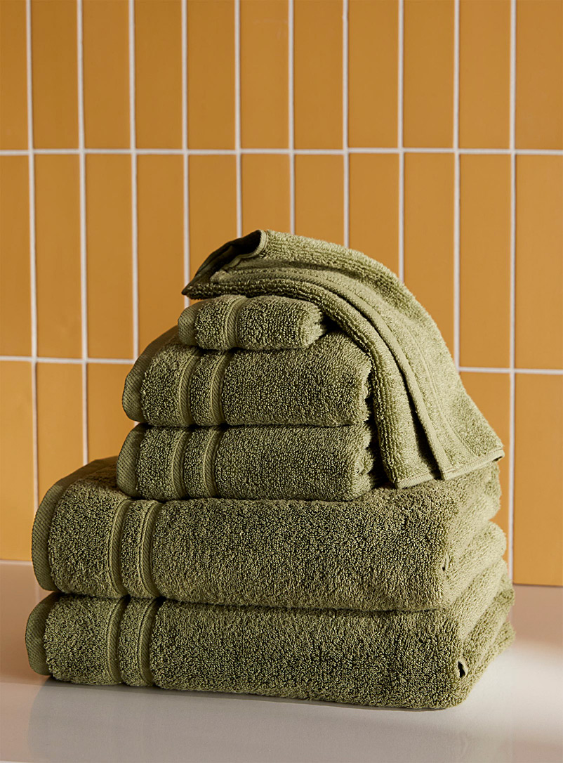 Simons Maison Green 6-piece towel set