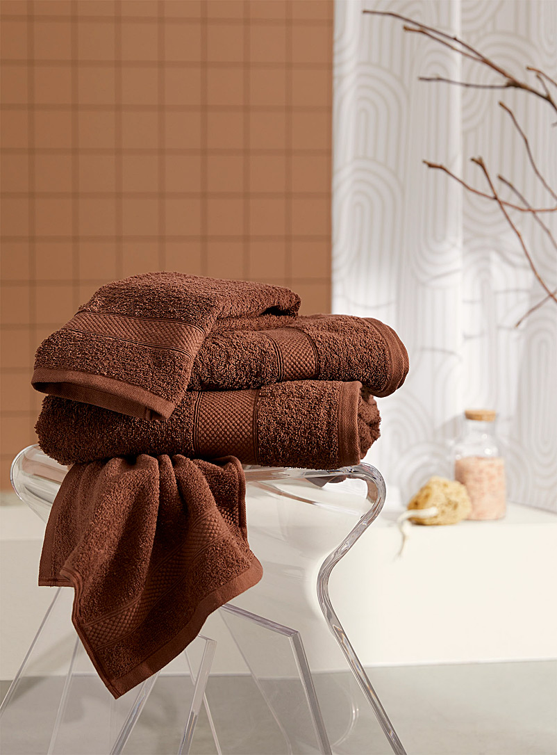 Simons Maison Dark Brown Extra-value colour towels