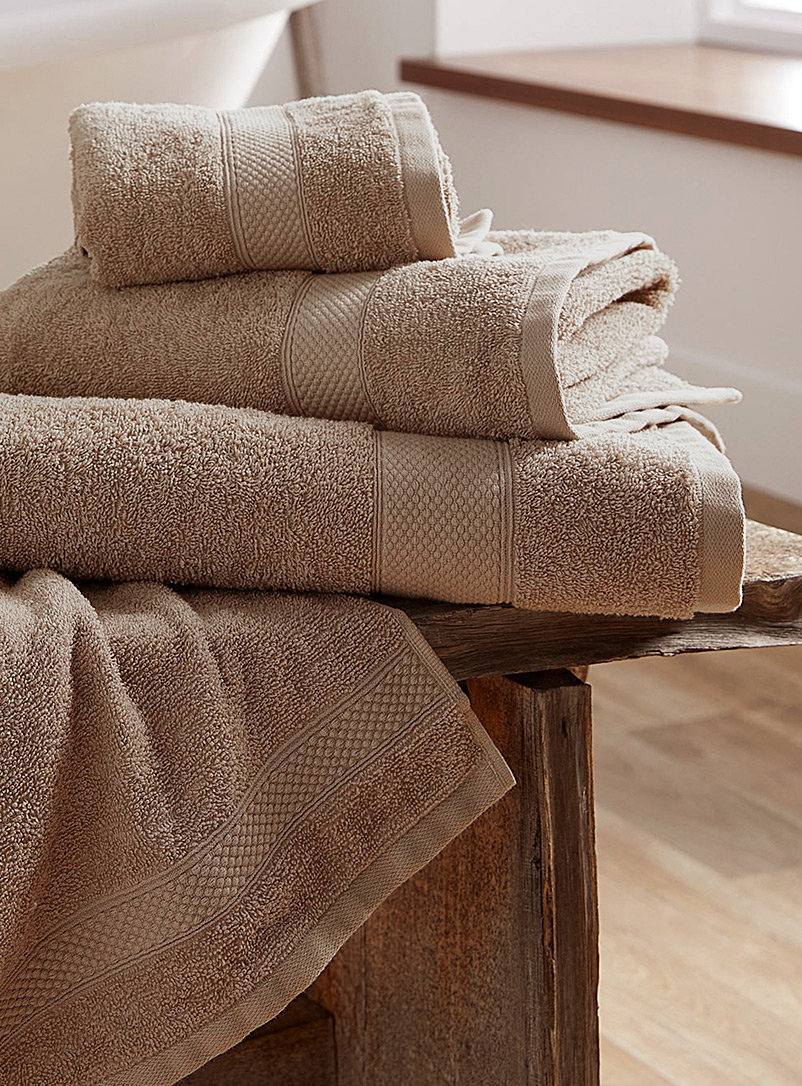 Simons Maison Light Brown Extra-value colour towels