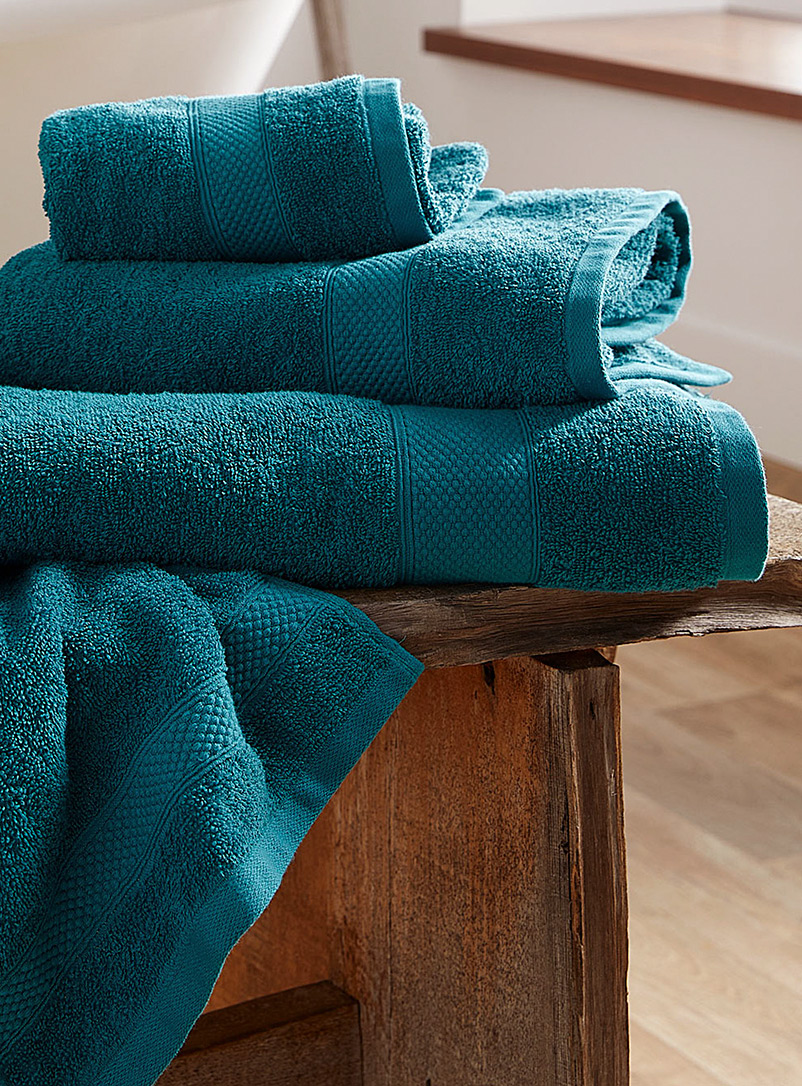 Simons Maison: Les serviettes couleur valeur Sarcelle-turquoise-aqua