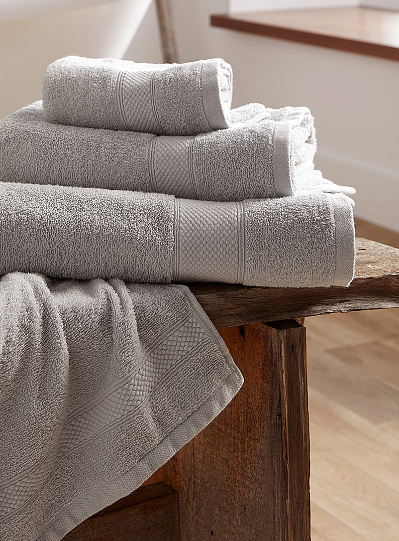 Simons Maison Light Grey Extra-value colour towels