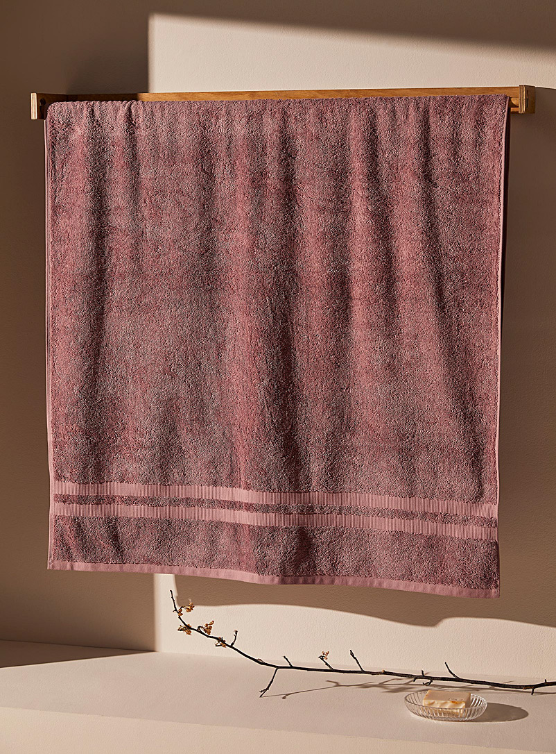 Simons Maison Lilacs Textured stripes towel