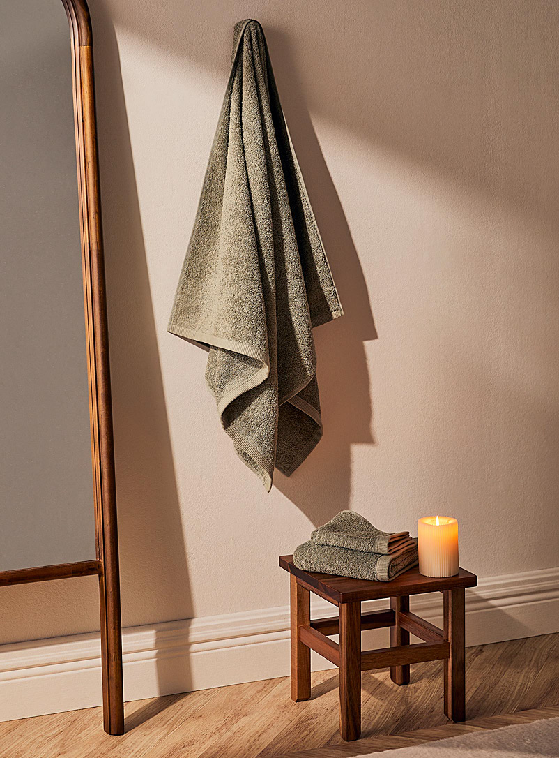 Simons Maison Green Quick-drying daily towels
