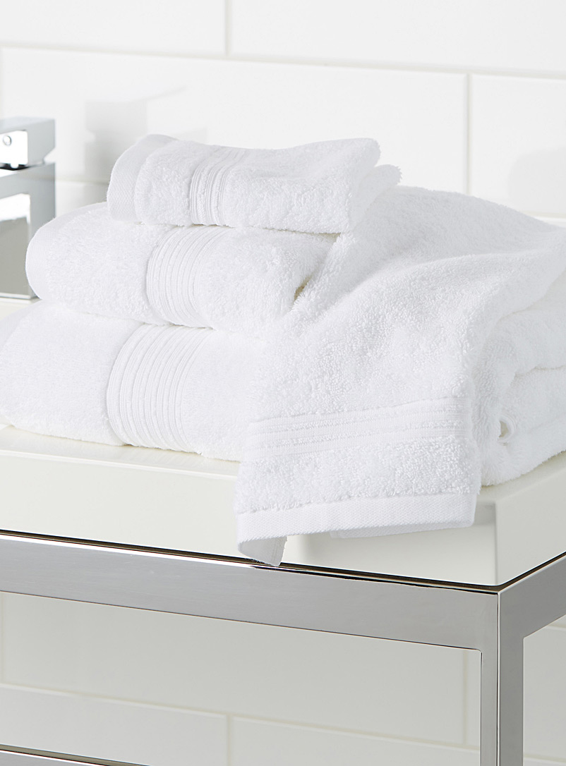Simons Maison White Airy cotton towels