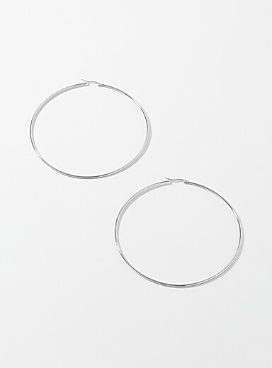 XXL hoop earrings