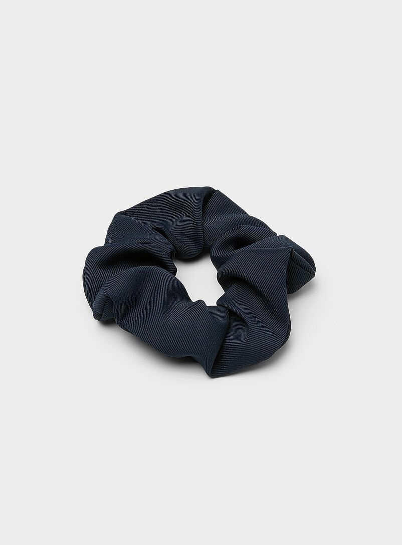 Simons Off White Twill scrunchie for women