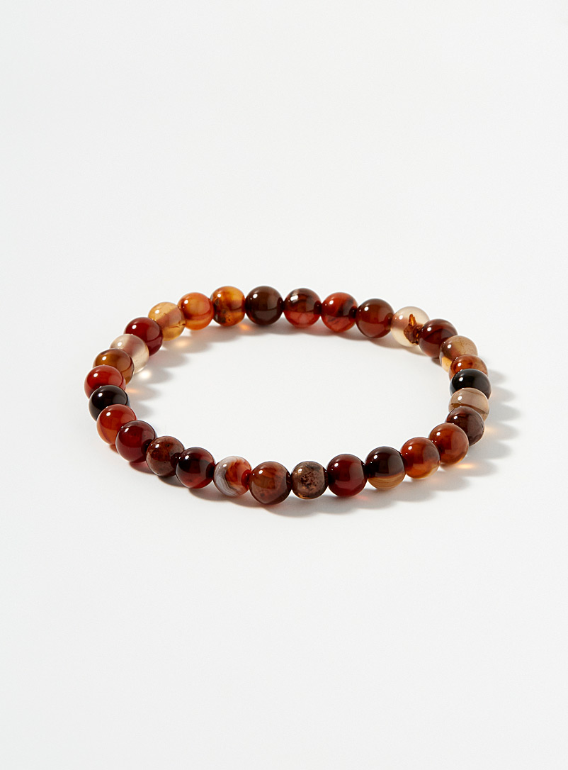 Simons: Le bracelet billes nuanc&eacute;es Assorti pour femme