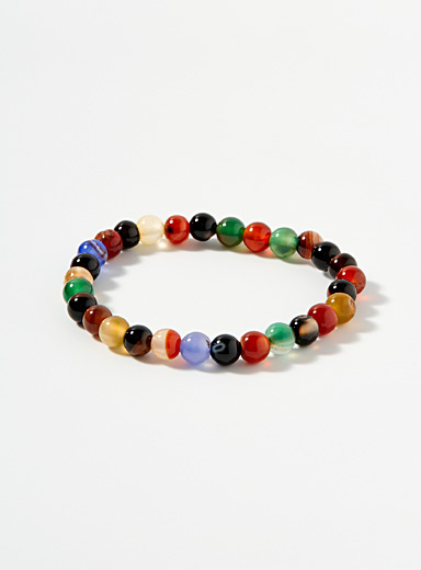 Shaded beads bracelet