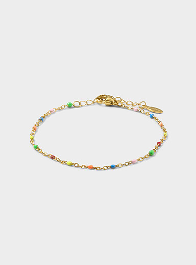 Delicate bead bracelet