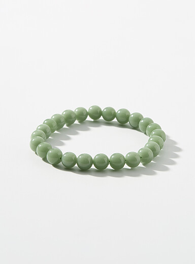 Monochrome bead bracelet