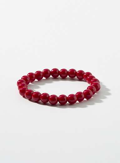 Monochrome bead bracelet