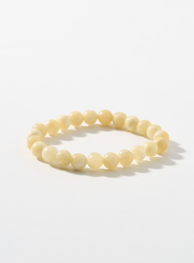 Le bracelet billes monochromes