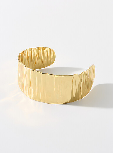 Textured open bangle