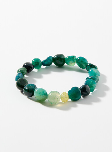 Green natural stone bracelet
