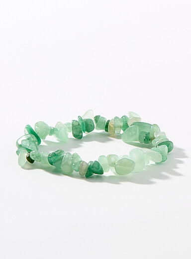 Ocean-inspired stone bracelet
