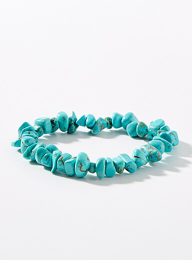 Ocean-inspired stone bracelet