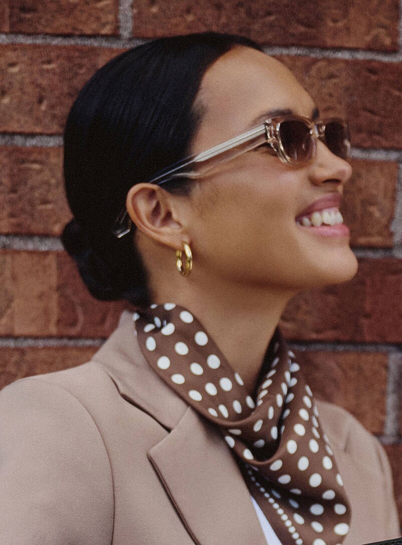 Classic gold hoops product image (primary)