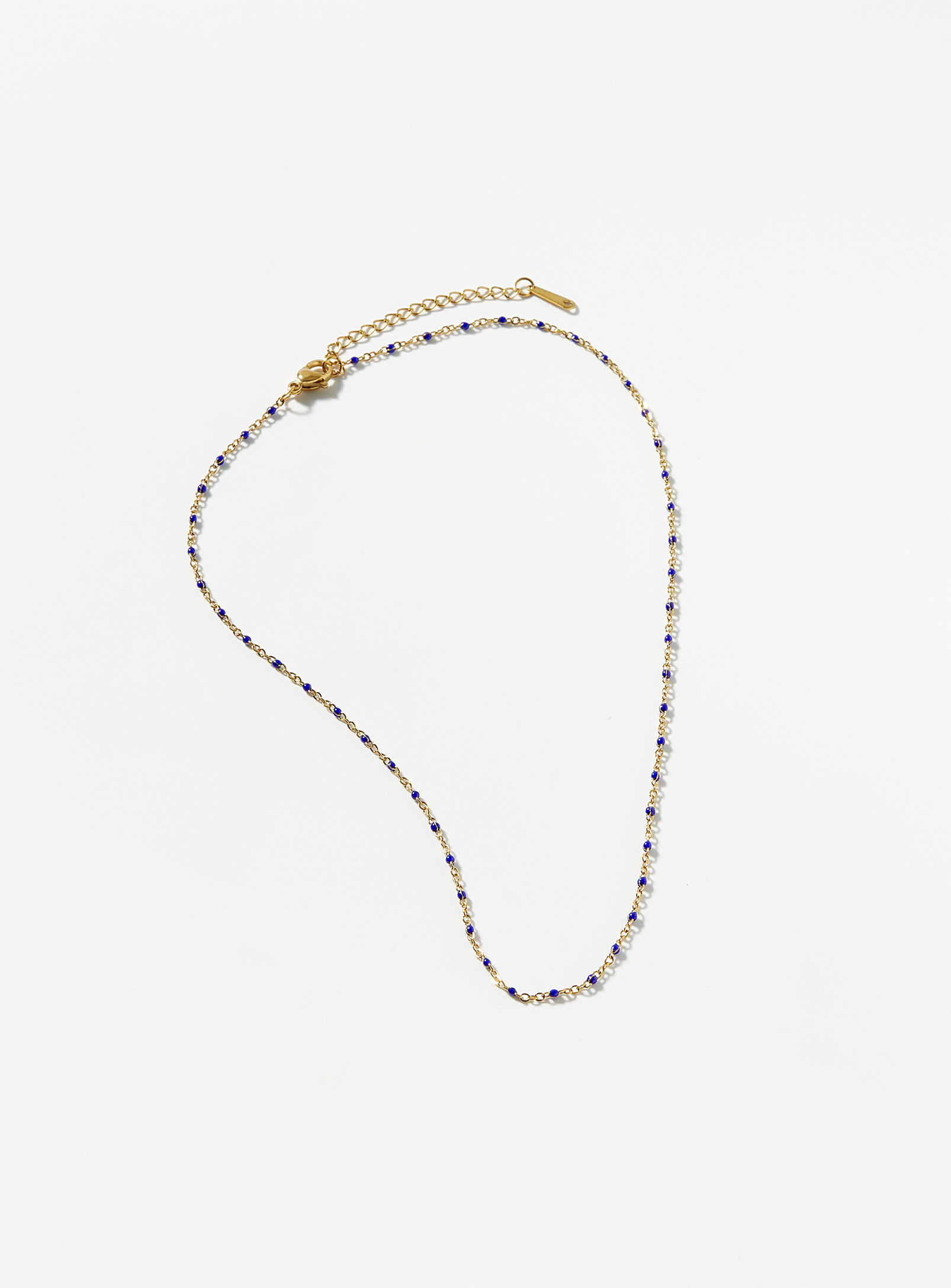Simons - Women's Royal-blue beaded chain