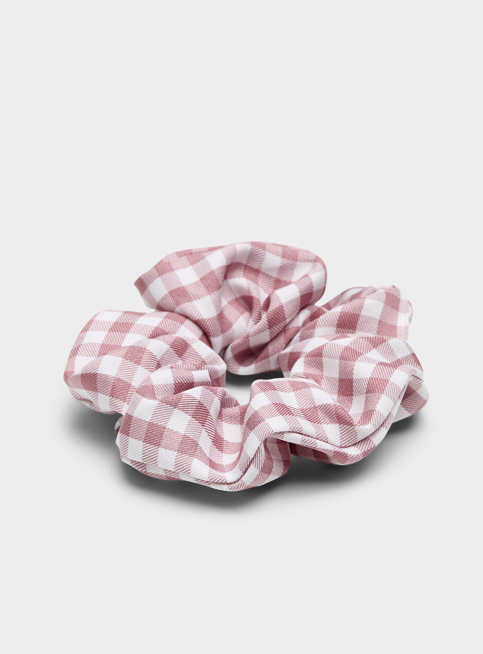 Simon's Gingham Check Large Scrunchie