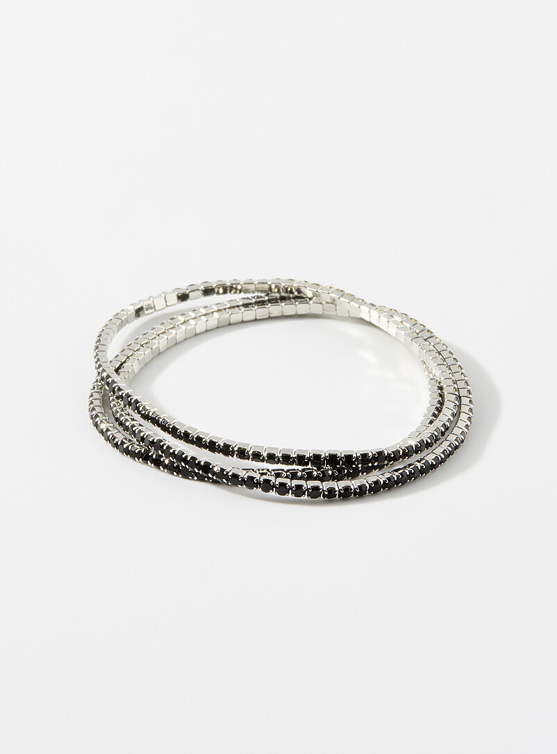 Square Stone Bracelets Set Of 3