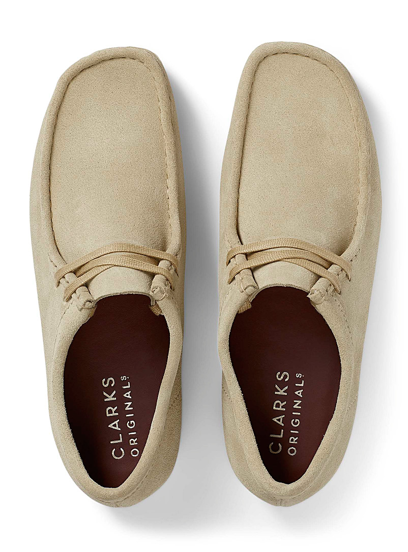 Clarks Sand Wallabee moccasin shoes Men for men