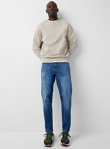 Faded-blue organic cotton jean Seoul fit - Tapered | Le 31 | | Simons